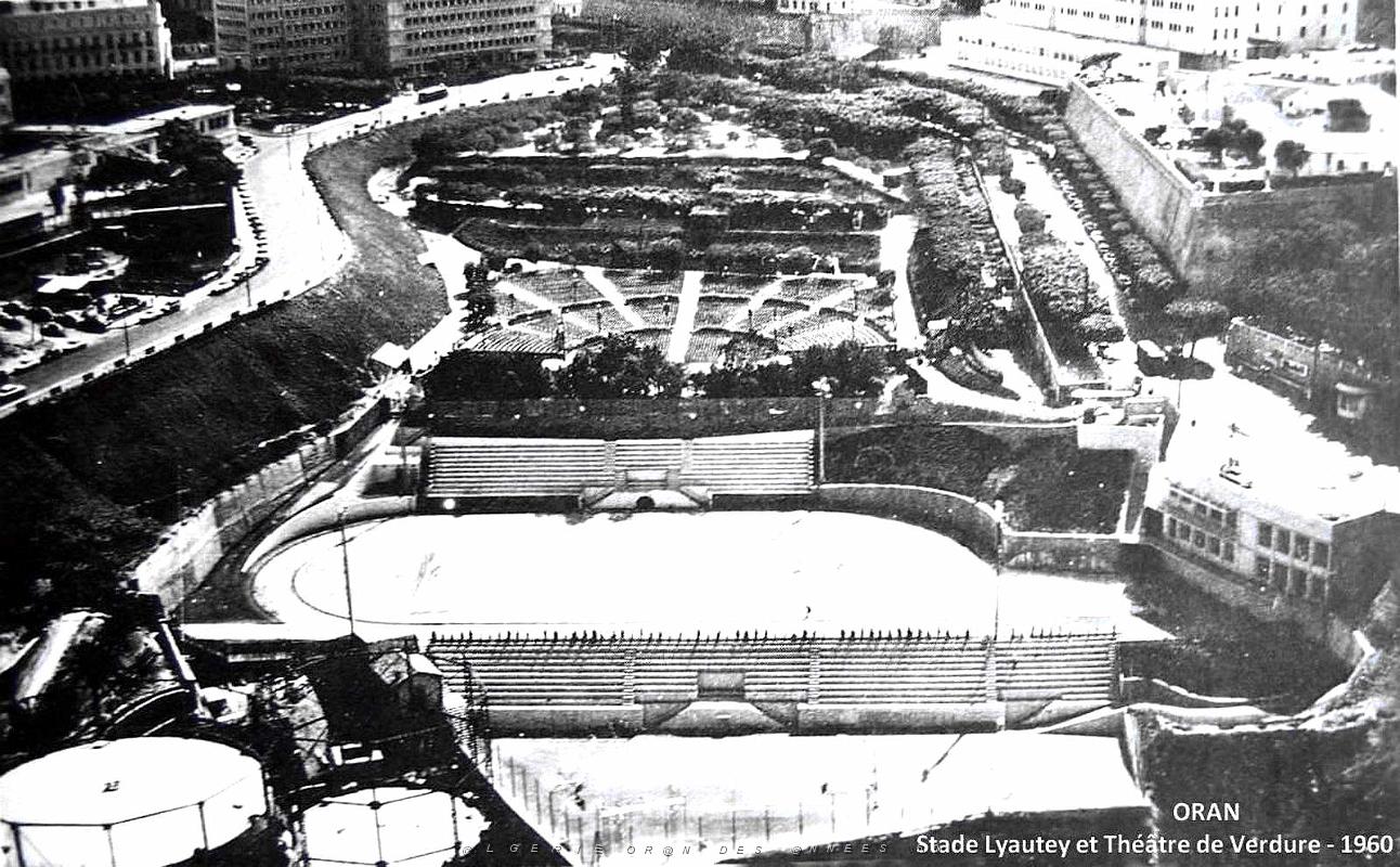Oran - Stade Lyautey - Theatre Verdure - 1960.JPG